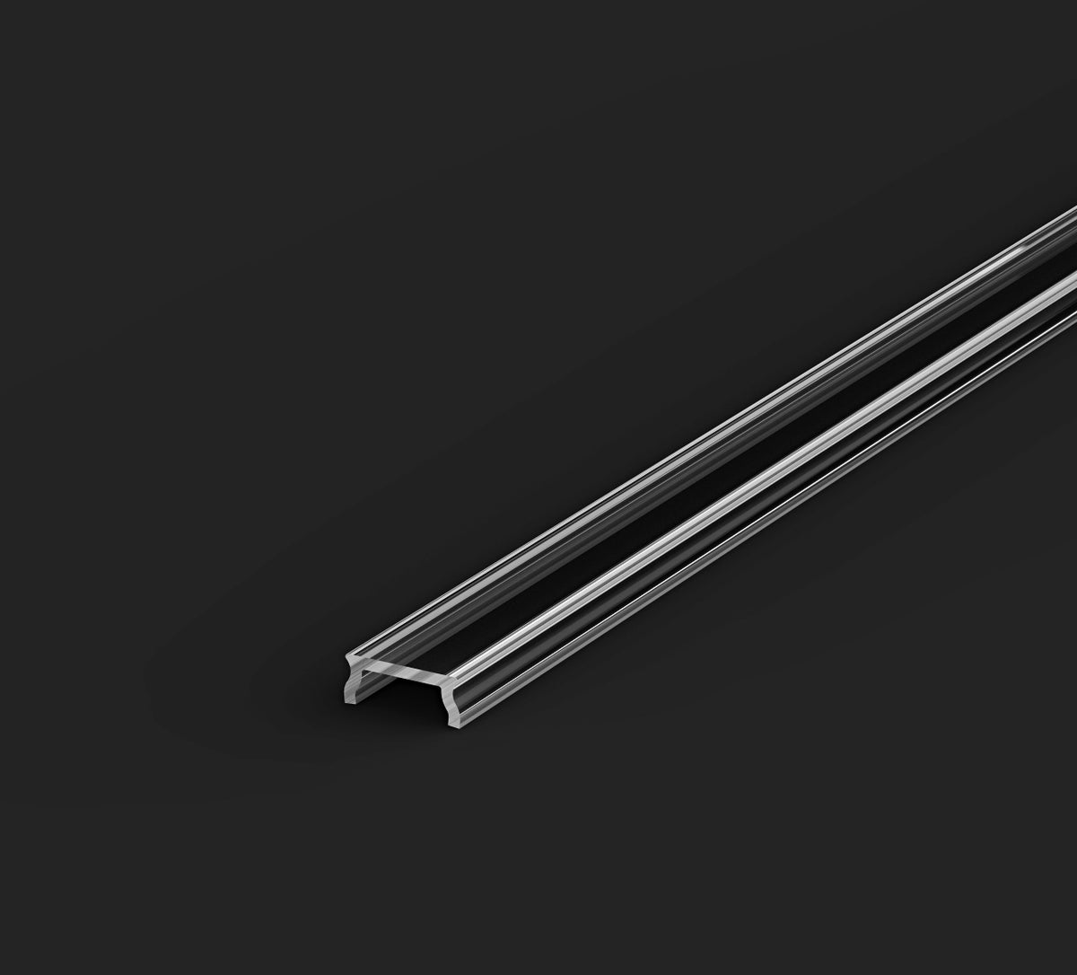 Klosz transparentny do profilu LED SobkoTEC ST4-2 1m